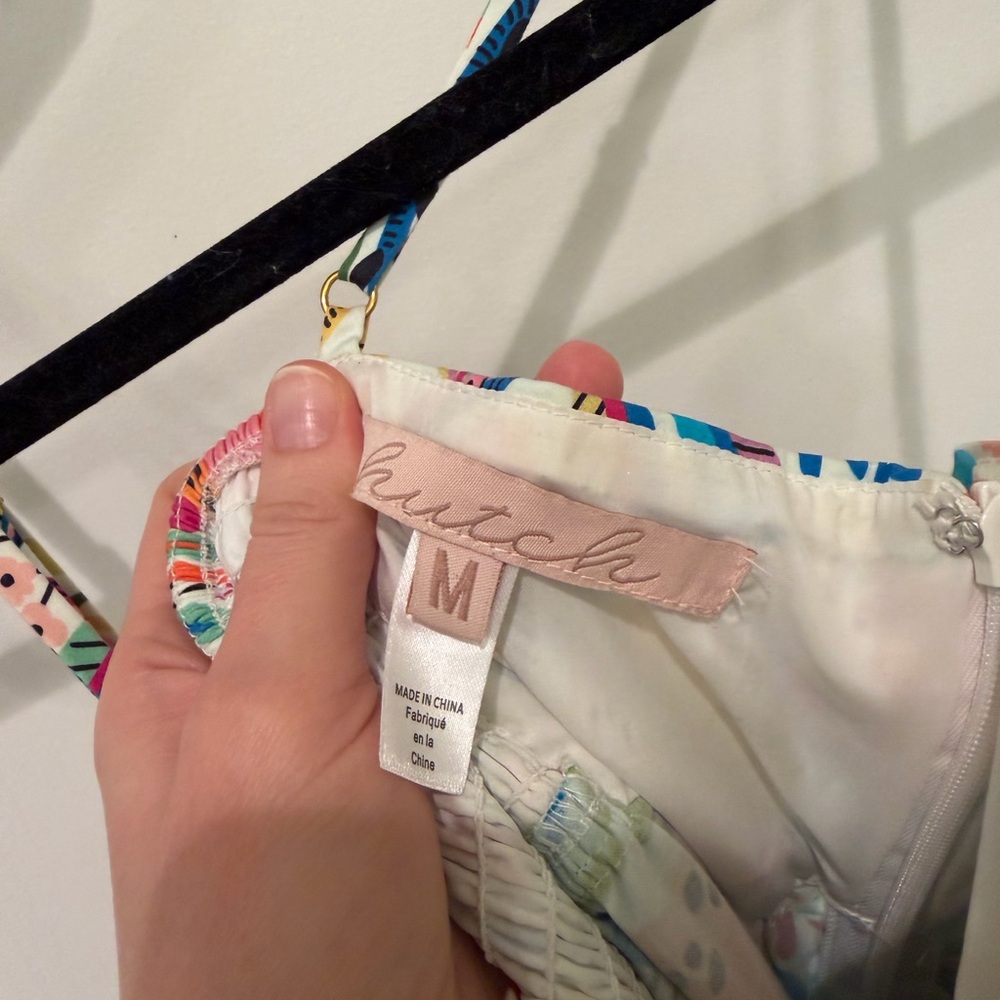 Anthropologie Hutch Bandeau Floral Romper - Picture 9 of 10